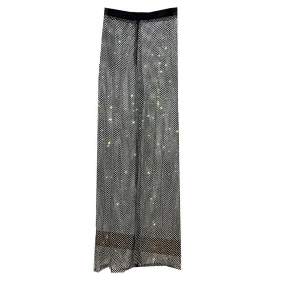 Mesh Rhinestone Pants - Picture 5 of 11